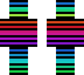 stripy rainbow.