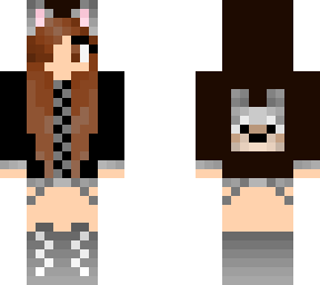 wolf girl w brown hair