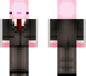 axolotl in a suit