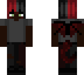 black & red dragon!