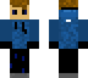boy with blue hoodie