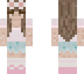 brown hair girl aesthetic