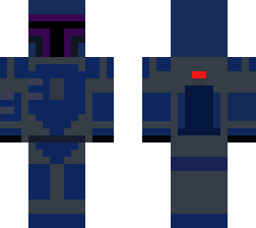 custom blue mandalorian with jet pack
