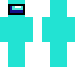 cyan among  us man.