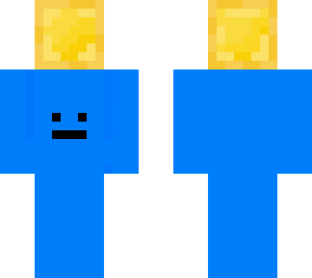dev holding gold block