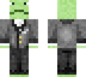 frog in a suit