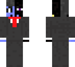 half enderman half axolotl in a suit real
