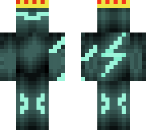 lightning bolt robot with crown