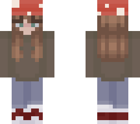 mushroom skater girl