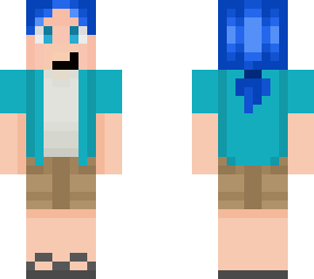 my skin but with horns and a summer outfit