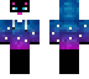 my skin with a galaxy hoodie