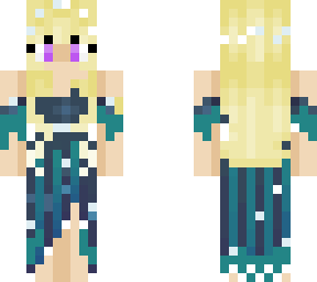 ocean queen (remake of rayraywolfgirl’s skin)