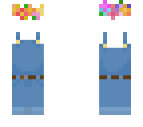 overalls with flower crown base