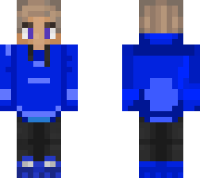purpeld but blue boy
