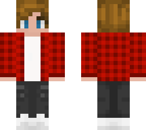 red plaid boy