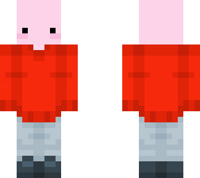 red sweater axolotl