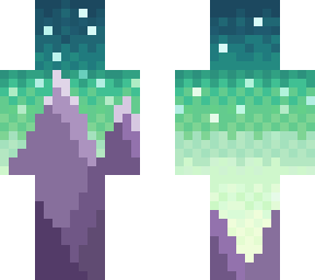 starry mountain range