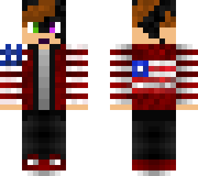 american flag enderman  corruption v2