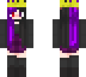 ash with purple hair