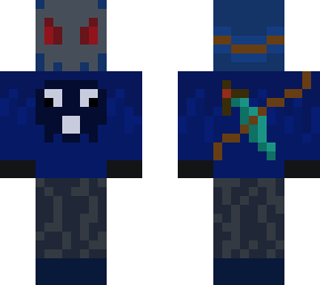 bad blue skull