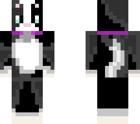 black and white cat