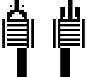 black and white man