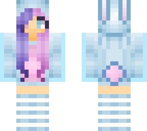 blue bunny girl