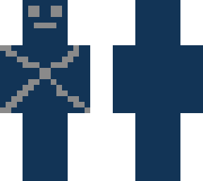 blue slime with x