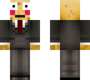 blushing potato with suit