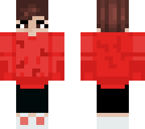 brown hair with sweater