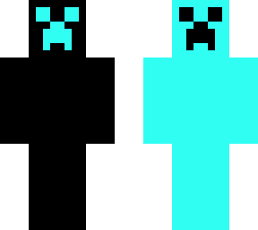 double creeper aqua and black
