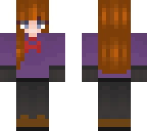 female grunt w/ purple suit and boots