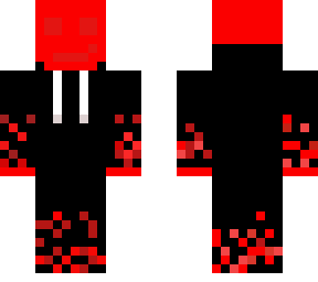 fire slime in hoodie