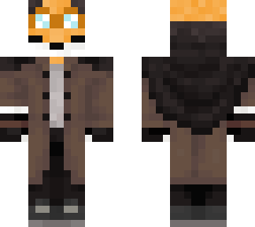 fox in a trench coat :)