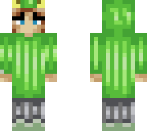 frog hoodie with short hair