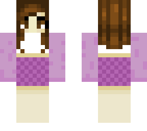 girl skin purple outfit #2