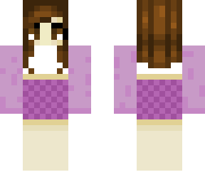 girl skin purple outfit #3