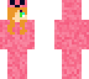 girl with a pink creeper hoodie (fixed)