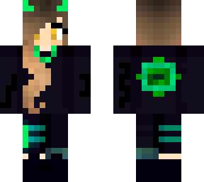goldenglare’s green guardians minecraft pride championship 2021 skin