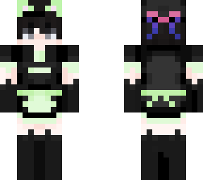 green cat maid