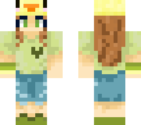 green duck girl