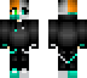 half girl-half monochrome