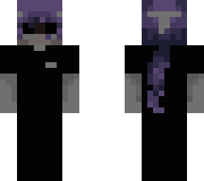 my oc as minecraft skin<3