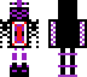 purple cursed skin