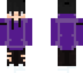 purple hoodie