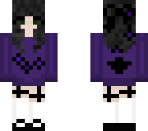 purple sweater