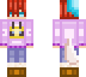 redhead catboy with sweater