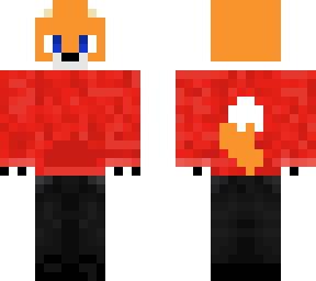 skin con buzo rojo
