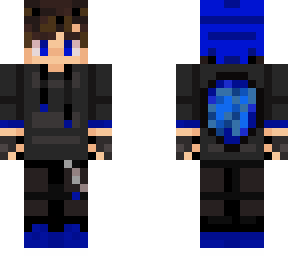 skin de gamer azul - by: jeanpxd11
