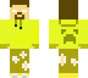 yellow herobrine gamer